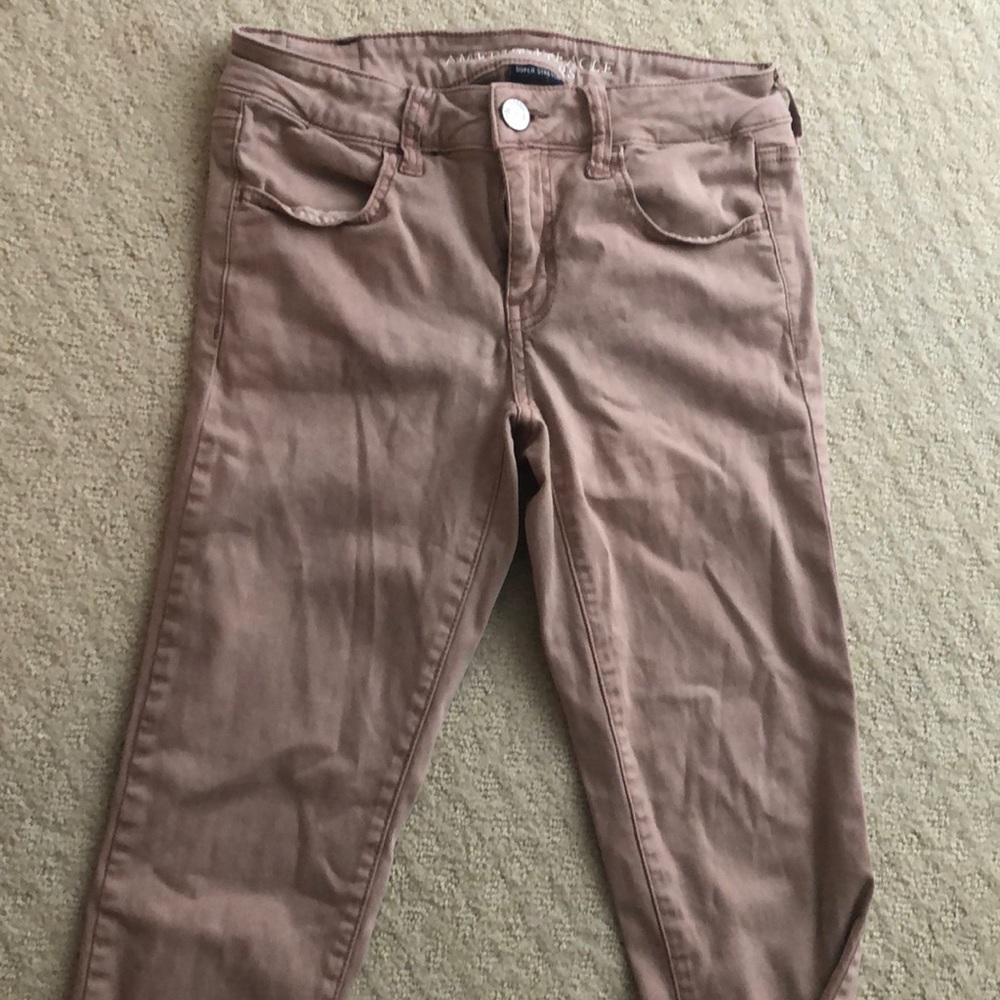 American Eagle Outfitters light pink jeans 4 reg